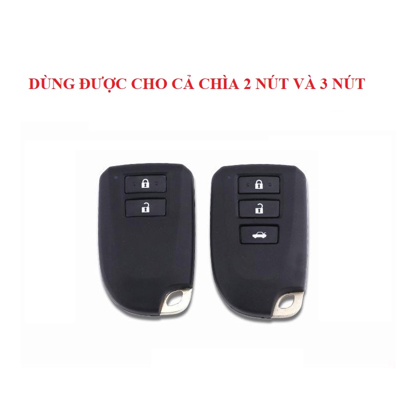 Bao da, Ốp Bảo vệ, Vỏ Bọc Chìa Khóa Xe Hơi Toyota Vios, Yaris Chống Trầy