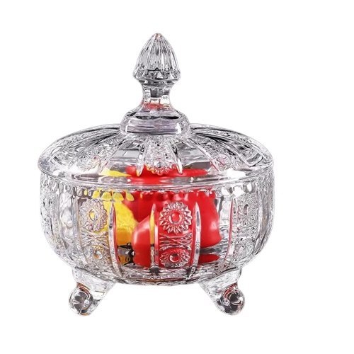 Thố Thủy Tinh, Hũ Thủy Tinh Đựng Mứt, Bánh Kẹo, Gia Vị Hàng Cao Cấp Có Nắp Đậy
