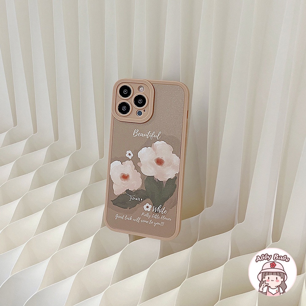 Ốp Điện Thoại TPU Mềm Chống Mồ Hôi Họa Tiết Hoa Sơn Dầu Cho IPhone 14 Pro Max 11 7Plus 13 12 11 Pro Max X XS XR