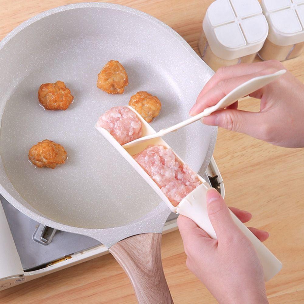 Set 2 Dụng Cụ Làm Thịt Viên / Cá Viên Bằng Nhựa Chống Dính Tiện Dụng