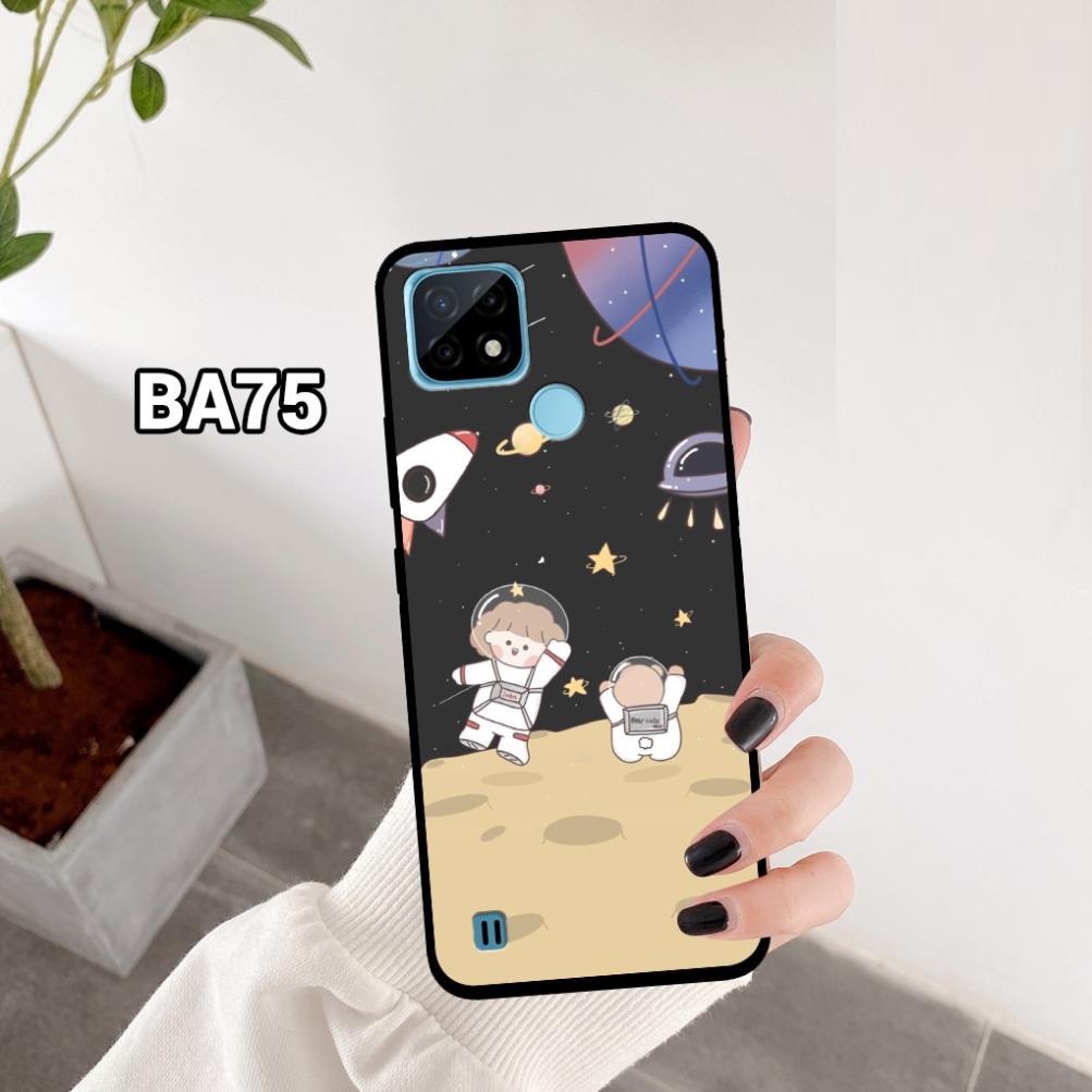 Ốp lưng điện thoại REALME in hình gấu vũ trụ xinh cho Realme C21/ C21Y/ C11/ C12/ C15/ C20/ C25Y