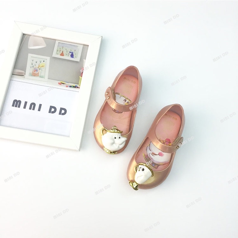 Giày cốc chén nhựa thơm chuẩn hãng MINI DD siêu xinh cho bé gái