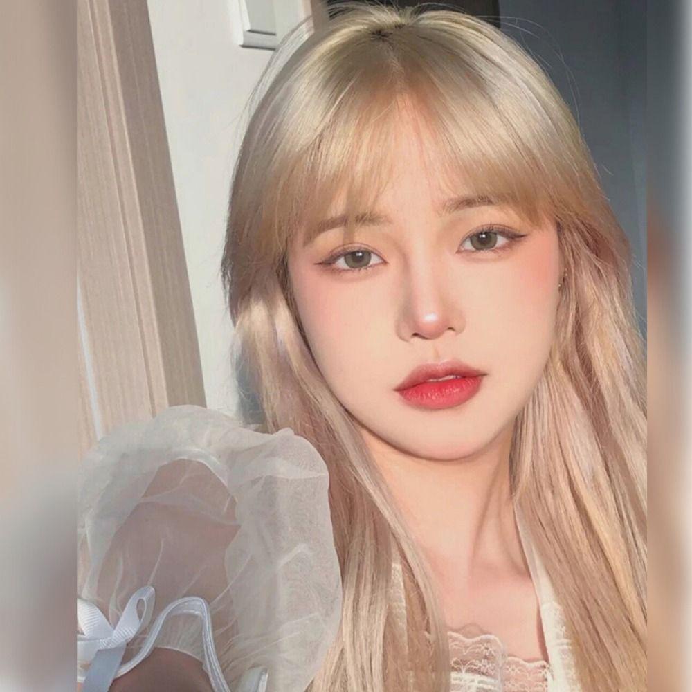 QQMALL Tóc Giả Thẳng Dài Màu Trơn Bằng Sợi Chịu Nhiệt Hóa Trang Nhân Vật Lolita
