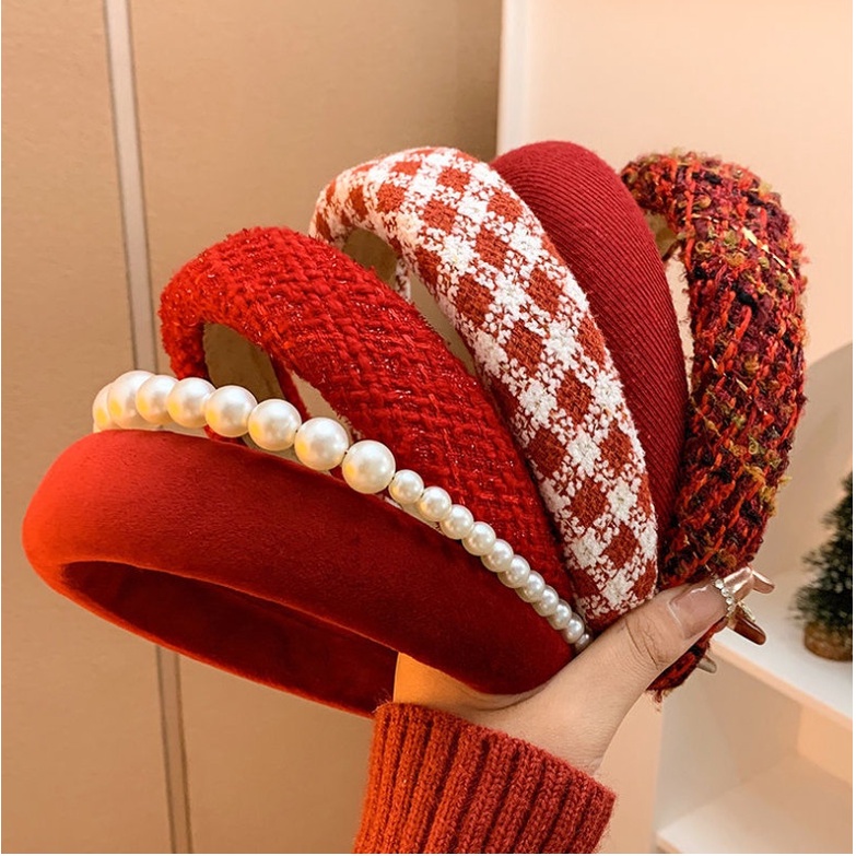 Set 3 bờm tóc, băng đô phong cách vintage Hàn Quốc nhẹ nhàng,nữ tính PRETTY GIRLS