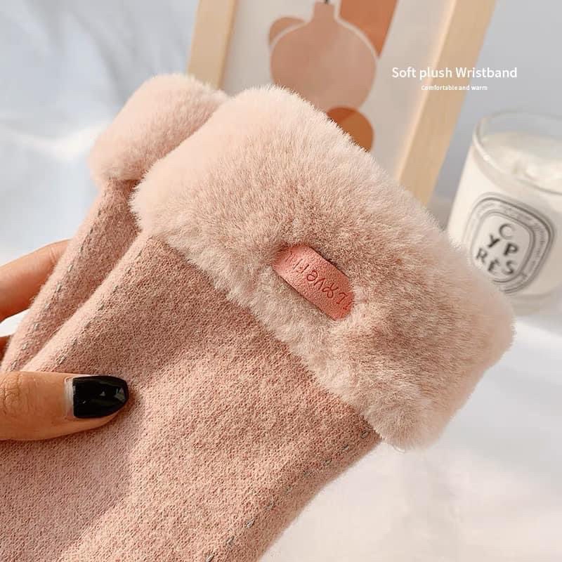 (loại đắt) GĂNG TAY LÓT LÔNG VIỀN CHỈ