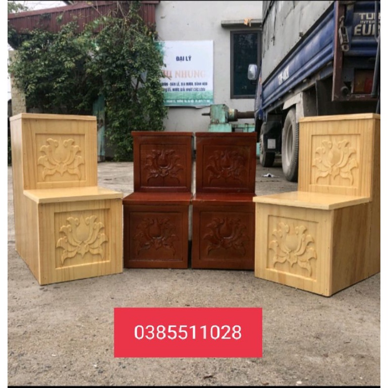 Bục nhị cấp kê hai bên thần tài chắc chắngiá tại xưởng nhà làm