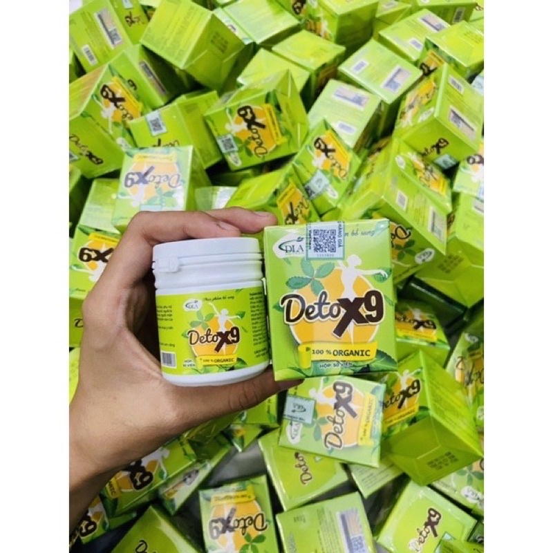 Detox X9 Giảm Mỡ Bụng, Hàng Chính Hãng Hộp 55 Viên