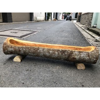 Chậu gỗ dài 60 cm có chân