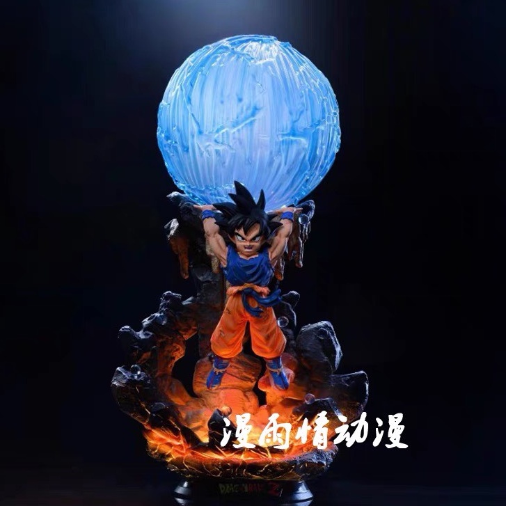 Mô hình nhân vật Dragonball Songoku bắn chưởng cực nét,có led sáng