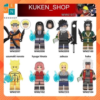 Đồ Chơi Minifigures Lắp Ráp Đồ Chơi  Nhân Vật Hoạt Hình Naruto Hyuga Hinata - Zabuza - Haku - Tsunade WM6107