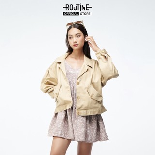 Áo khoác jean nữ form regular - routine 10s21djaw003