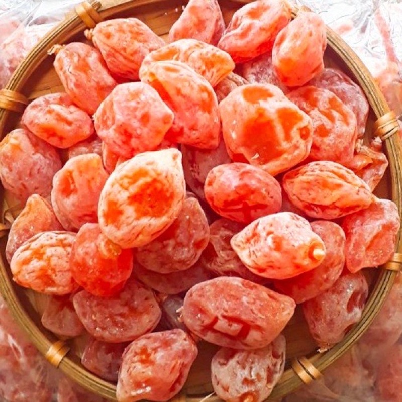 XÍ MUỘI ĐÀO HỒNG PHẤN CHUA NGỌT HŨ 500GR