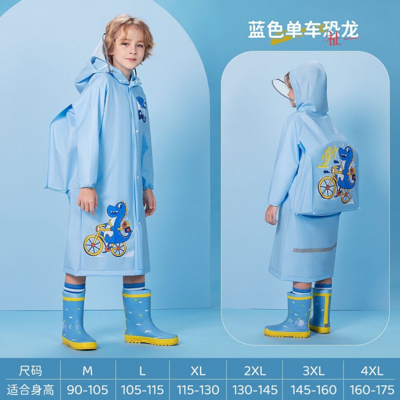 Áo Mưa Họa Tiết Hoạt Hình Xinh Xắn Dành Cho Bé