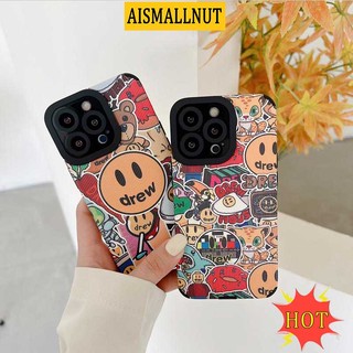 Ốp Điện Thoại Họa Tiết Mặt Cười Chống Sốc Chống Bụi Cho IPhone 14 13 11 12 Pro Max 7 8 Plus X XR XSMAX