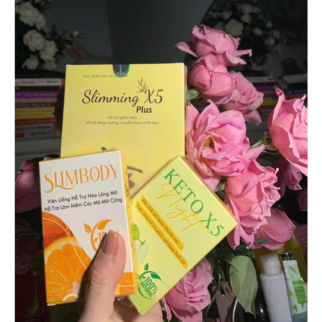 Giảm cân cấp tốc DILOCY SLIMMING X5 viên uống đốt mỡ nhanh an toàn hiệu quả đẹp da tại nhà - hộp 30v tặng Combo quà 220k