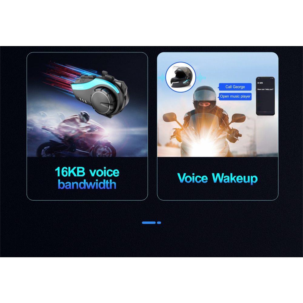 Mũ Bảo Hiểm Tích Hợp Liên Lạc Điện Đàm Hysnox HY-02 2KM 6 Riders 5.0 Bluetooth Và Đài FM Radio VS Freedconn T max / Freed