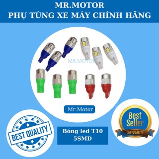 Đèn led Xi nhan - Đe mi T10 5SMD xe máy