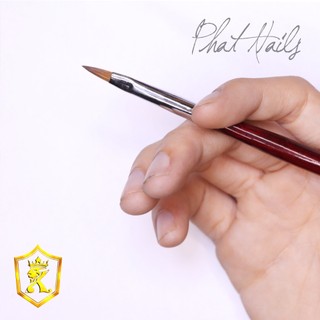 Cọ nổi cán gỗ đắp hoa bột