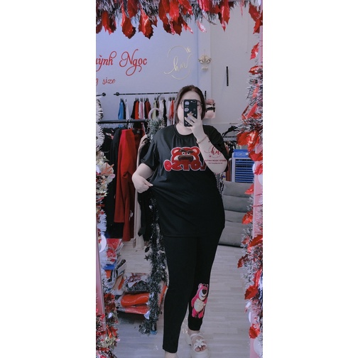 BIG SIZE Set Thun Gấu Dâu 60-95kg