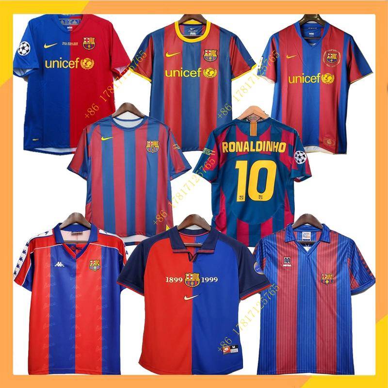 Áo Bóng Đá Đội Tuyển Barcelona Mùa Giải 05 06 07 08 10 11 14 15 16 17