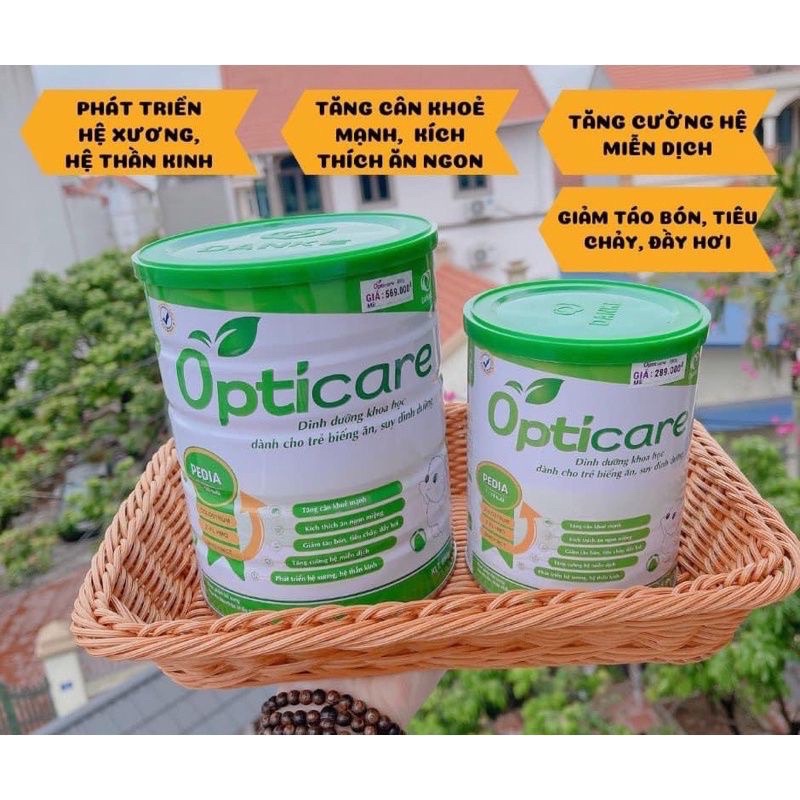 Sữa Opticare 0-12 tháng và 1-10 tuổi  giúp bé tăng cân, tiêu hoá tốt