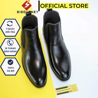 Giày Chelsea Boots cổ cao cho nam - Da bò thật 100% bảo hành 12 tháng - MANZO CHEL 101 - Manzo Store