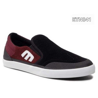 Giày lười Etnies nam đen đỏ