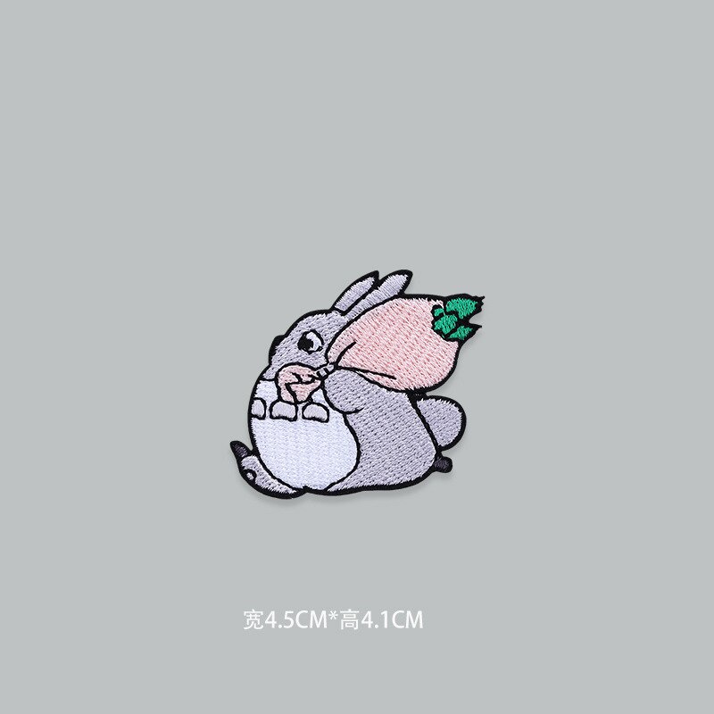 Sticker ủi nhiệt vải thêu logo hình Anime Totoro động vật dễ thương cute - Patch ủi quần áo balo H39