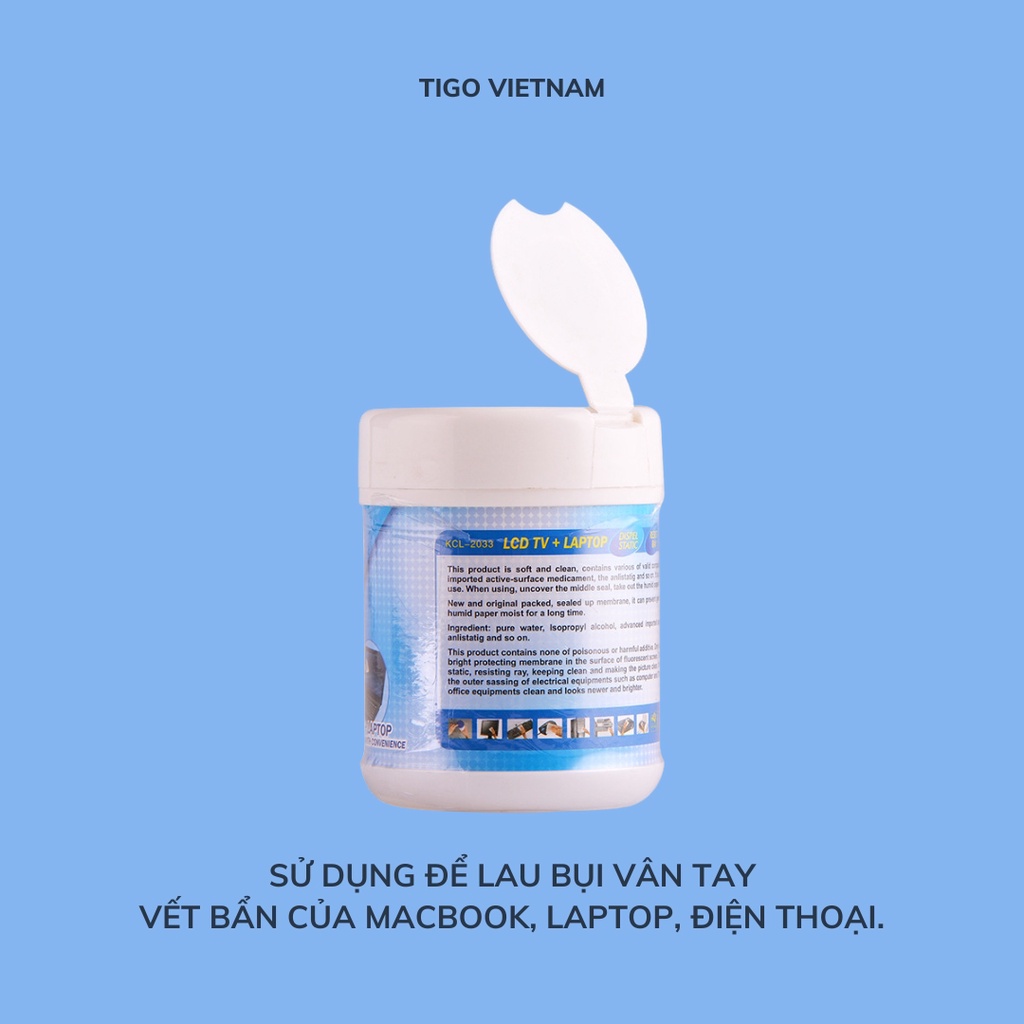 Khăn Lau màn hình Cleaning Wipes