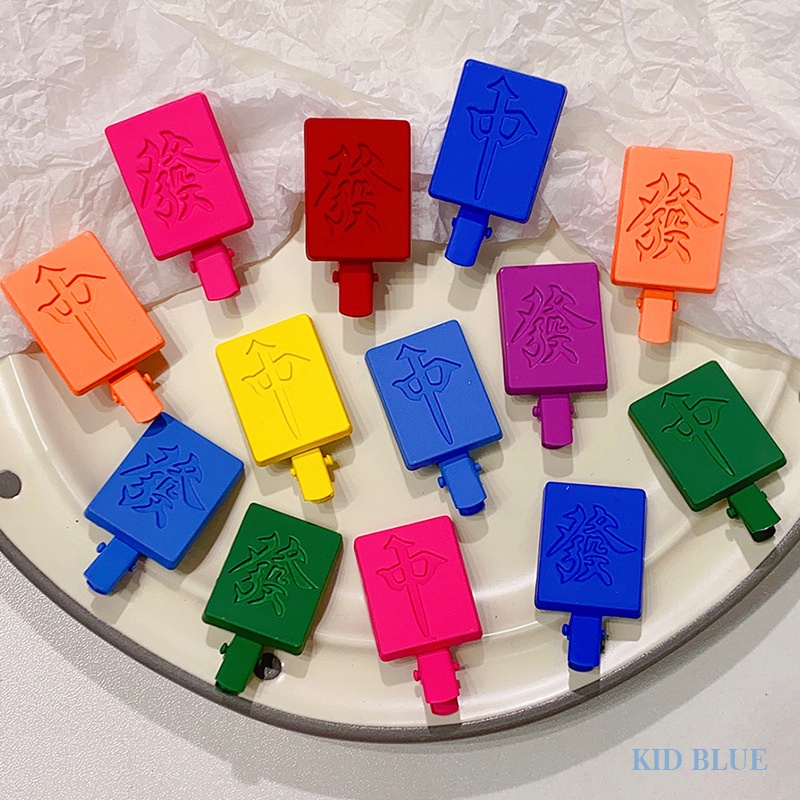 Kẹp Tóc Mái Màu Đỏ May Mắn Phong Cách Dân Tộc Mừng Năm Mới Cho Nữ