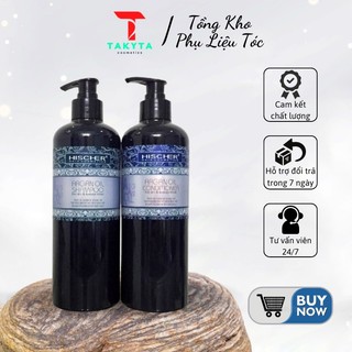 [Hàng Chính Hãng]Cặp Gội Xả Collagen Phục Hồi Tóc Hischer Argan 1000mlx2