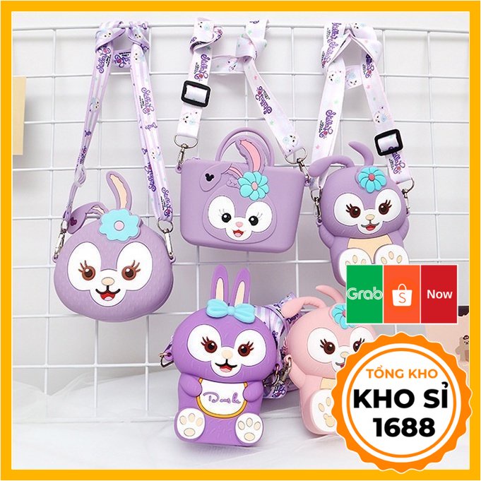 Túi đeo cho bé gái chất liệu silicon cao cấp thiết kế dễ thương túi đựng lì xì cho bé E1088