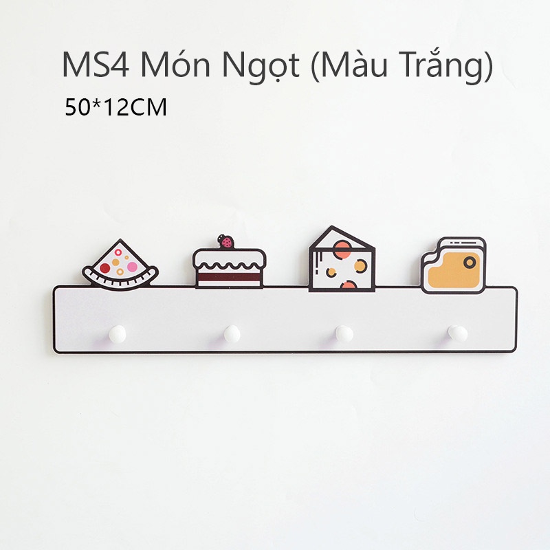Thanh móc treo quần áo khăn tắm nhà tắm, phòng ngủ (không cần khoan, tặng keo siêu dính)