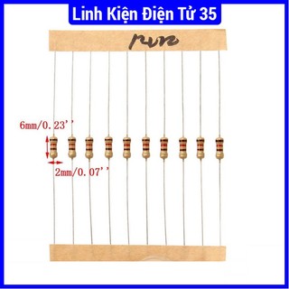 Trở vạch 1/4W 5% 160R→1K (gói 50con)