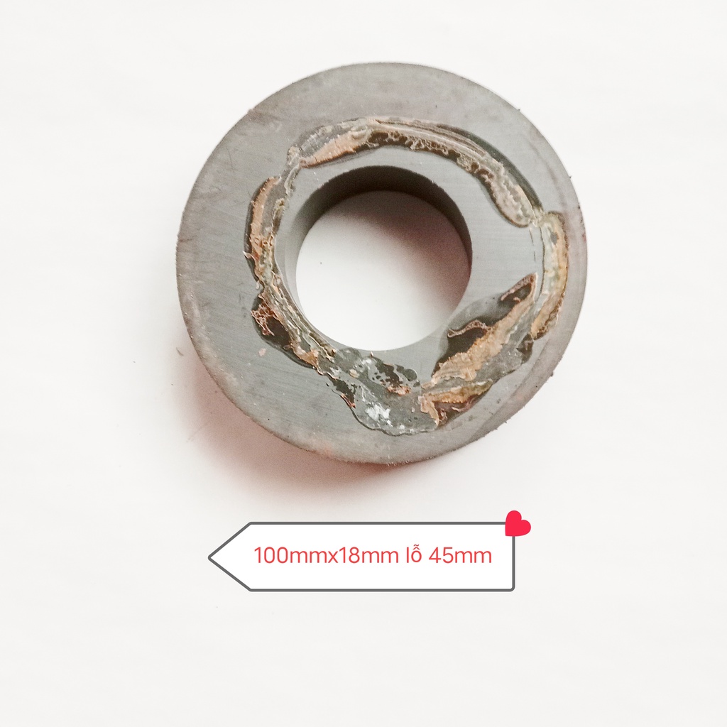 Nam châm đen tròn có lỗ nhiều kích thước tháo loa