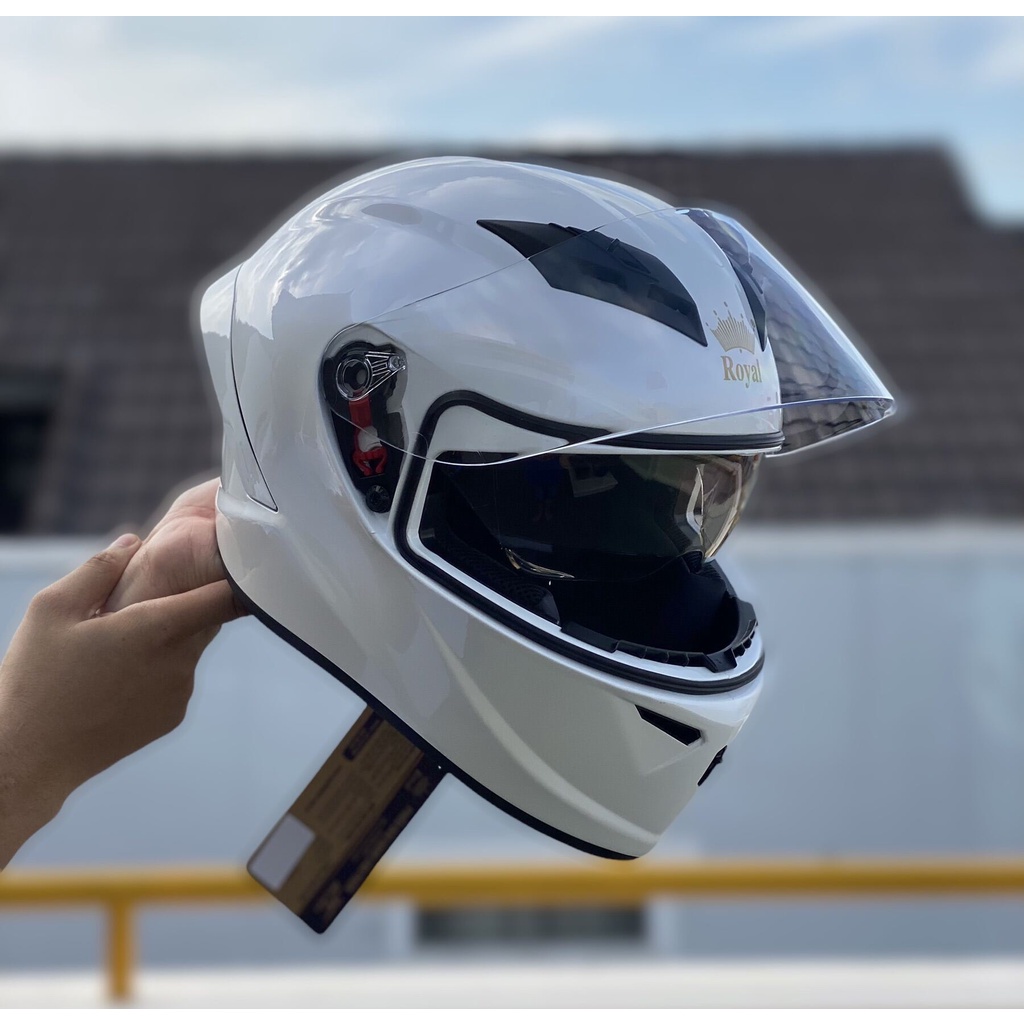 MŨ BẢO HIỂM FULLFACE 2 KÍNH LÓT THÁO RỜI CHÍNH HÃNG ROYAL M266