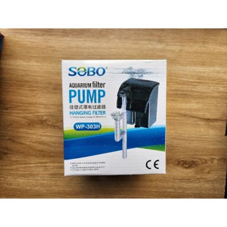 Lọc thác Sobo 303H Có lọc váng, dùng cho hồ thủy sinh vừa và nhỏ.