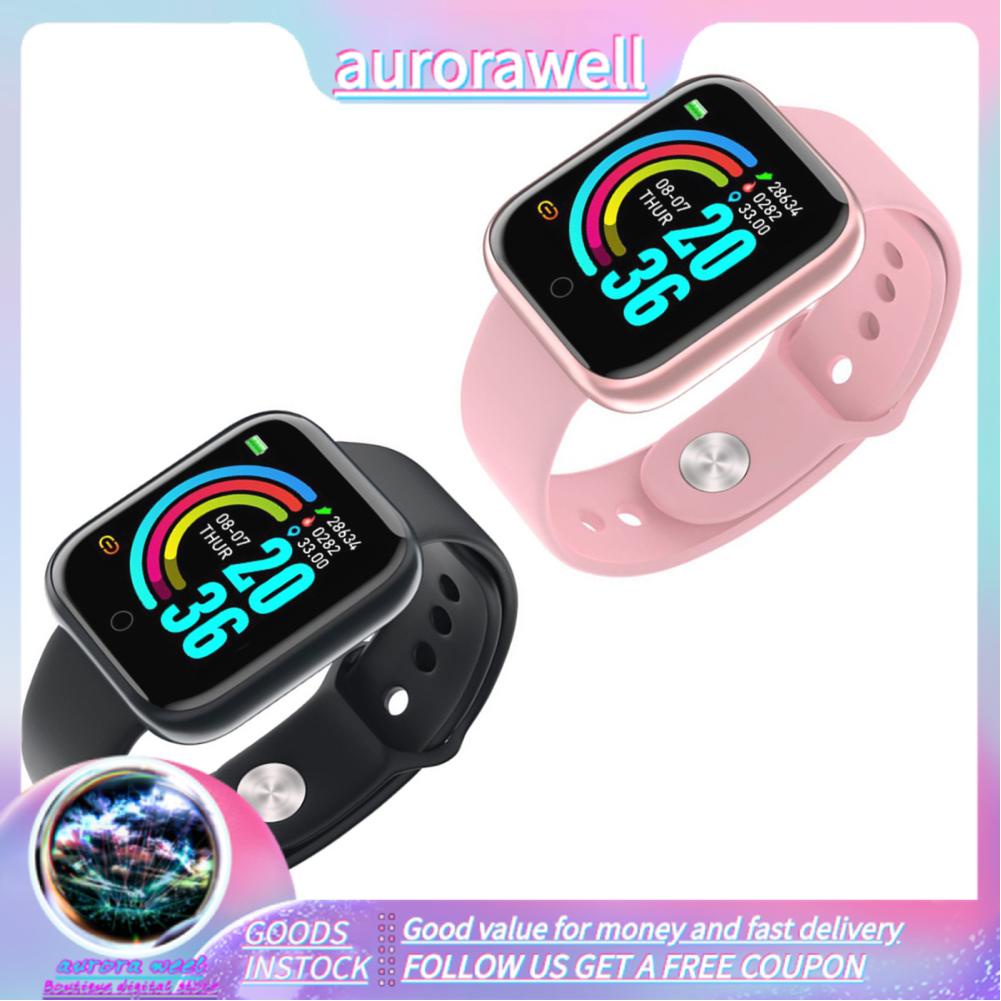 Aurorawell Y68 Smartwatch Heart Rate Monitor Fitness Activity Tracker