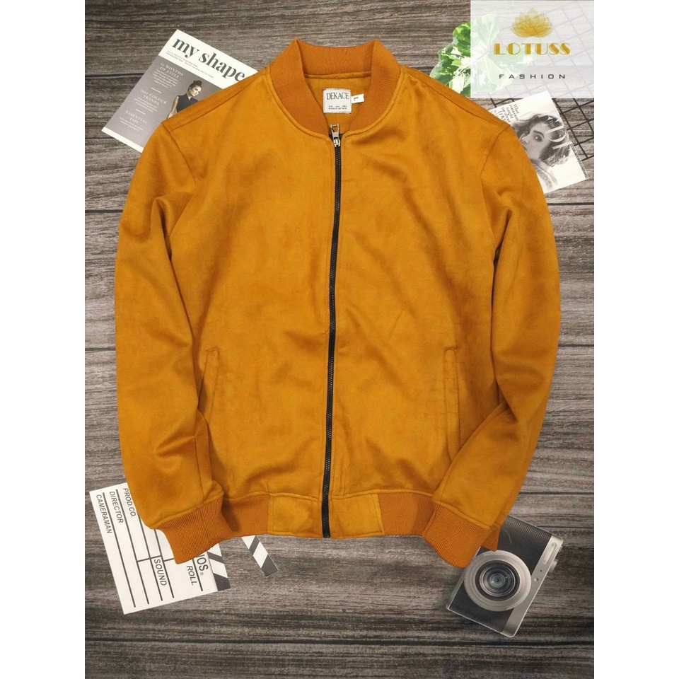 ÁO KHOÁC NAM DA LỘN NAM CỔ BOMBER CỰC HOT