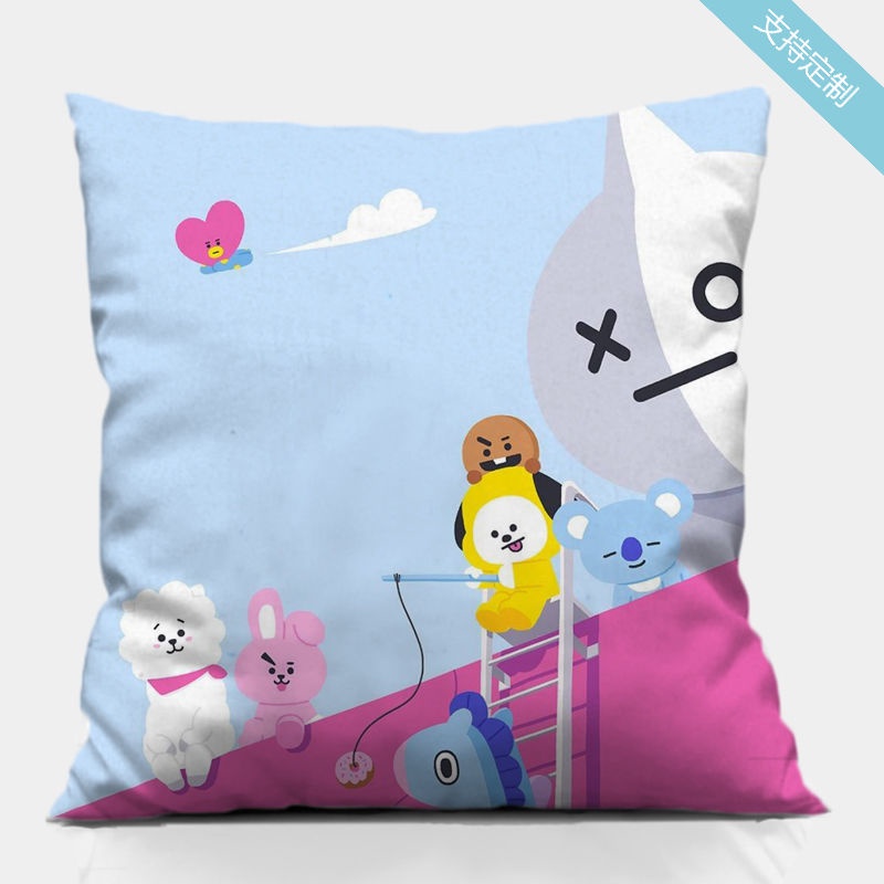 Gối Ôm Hình BT21 Dễ Thương Xinh Xắn