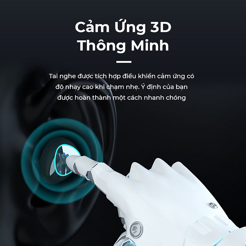 Tai Nghe Bluetooth M10 Pro, Tai Nghe Không Dây M10 Pro Phiên Bản Nâng Cấp Pin Trâu, Chạm Cảm Ứng, BH 6 Tháng