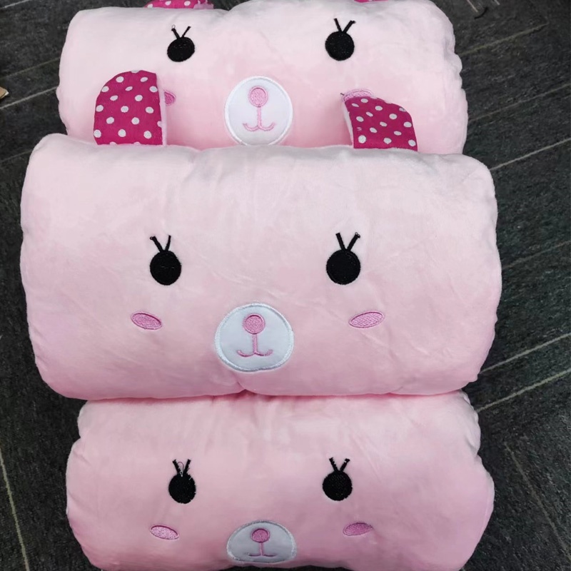 Gối Giữ Ấm Tay Hình Gấu Hồng 30cm Dễ Thương