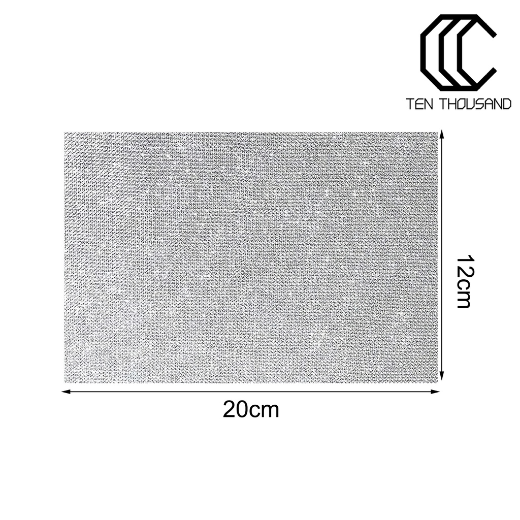 ☑Miếng Dán Trang Trí Kính Xe Hơi Đính Đá Lấp Lánh Sang Trọng