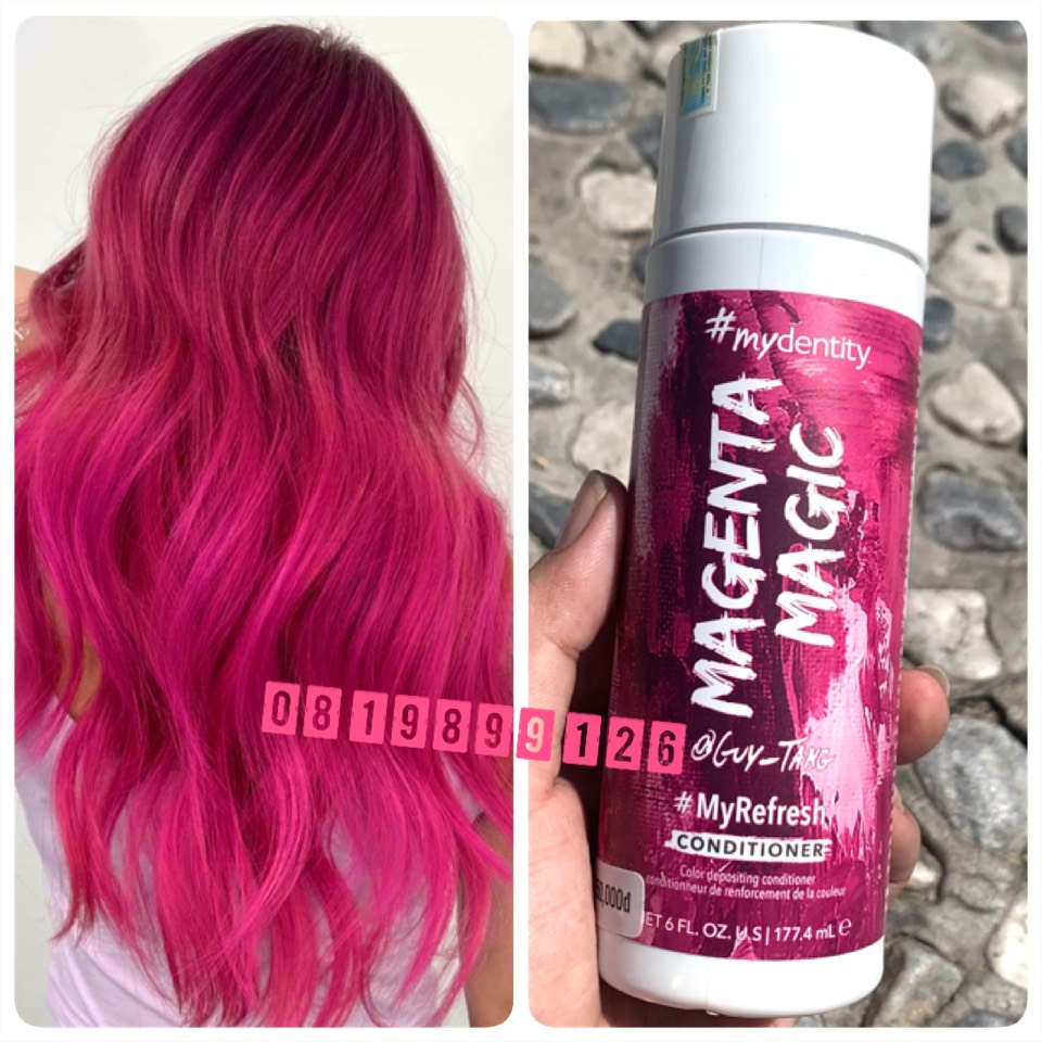 DẦU XÃ TĂNG CƯỜNG ÁNH SẮC MÀU MYREFRESH  ( màu Hồng tươi MAGENTA MAGIC)