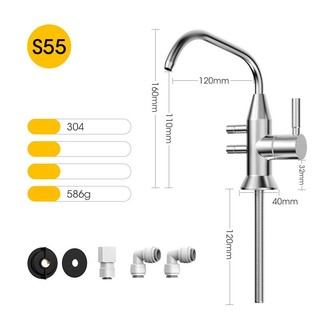 Vòi nước Inox 304 để xả dùng cho máy lọc nước ION Kiềm