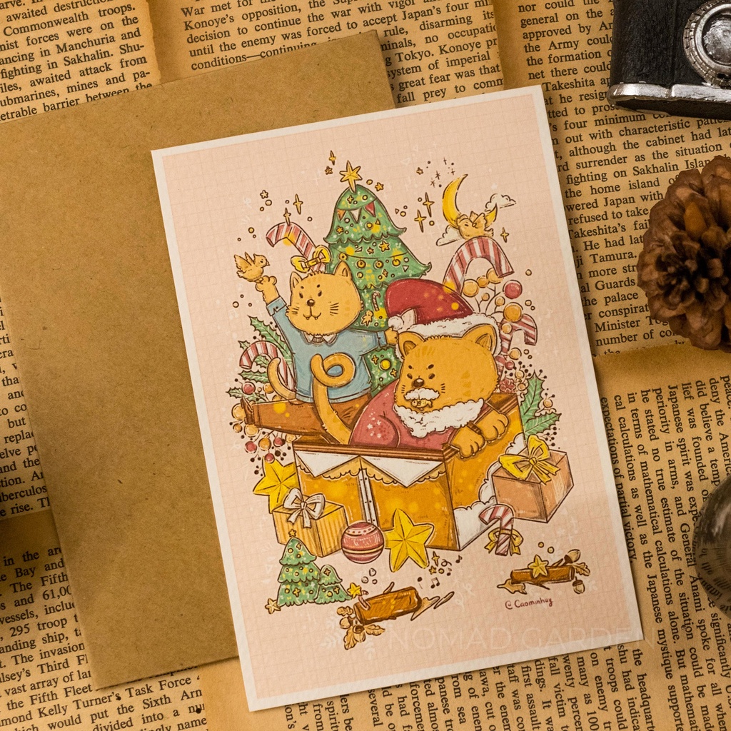 Thiệp Noel Tranh Vẽ - Artwork By CAOMINHHUY