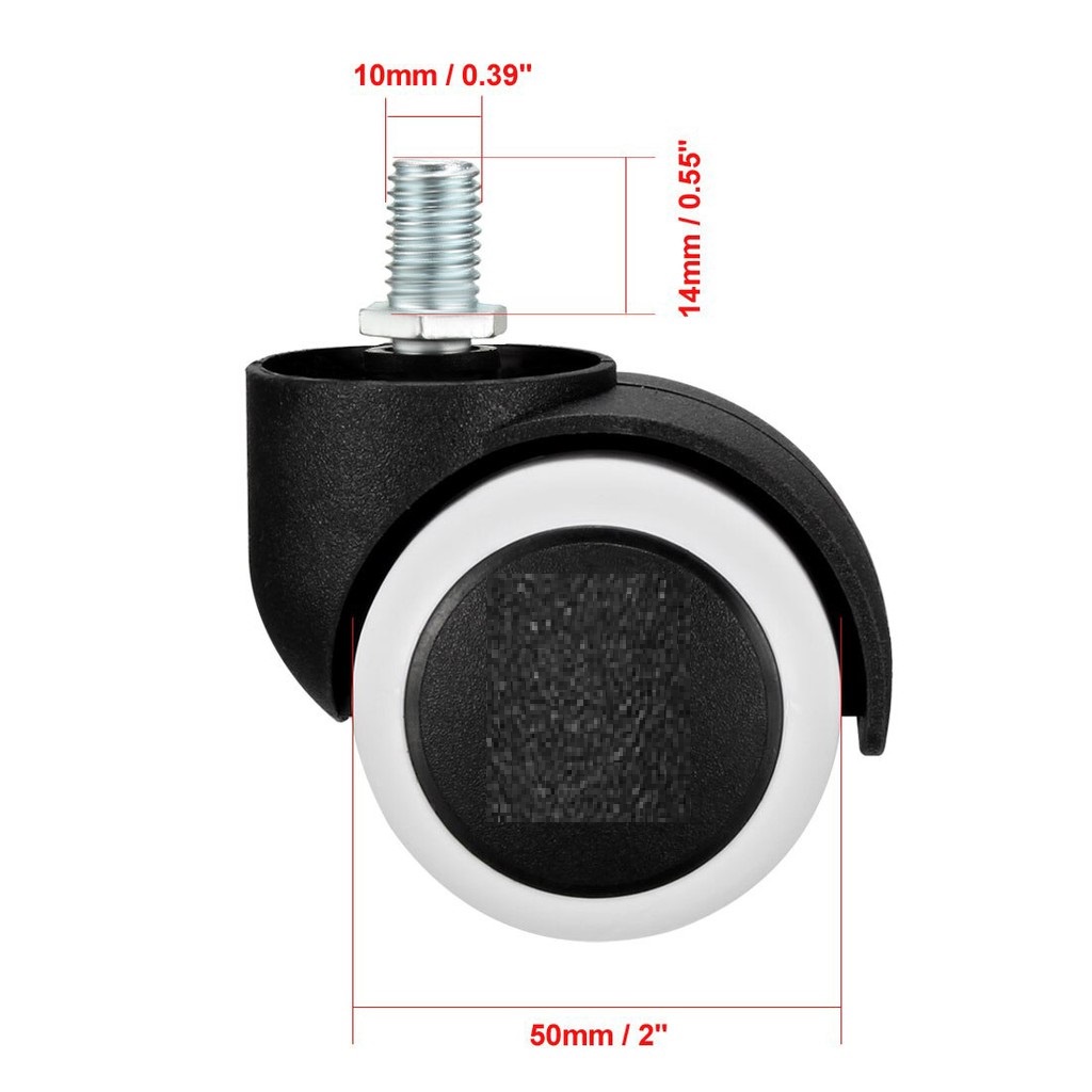 Bánh xe ghế xoay 360 độ spa - tách lẻ 1 cái