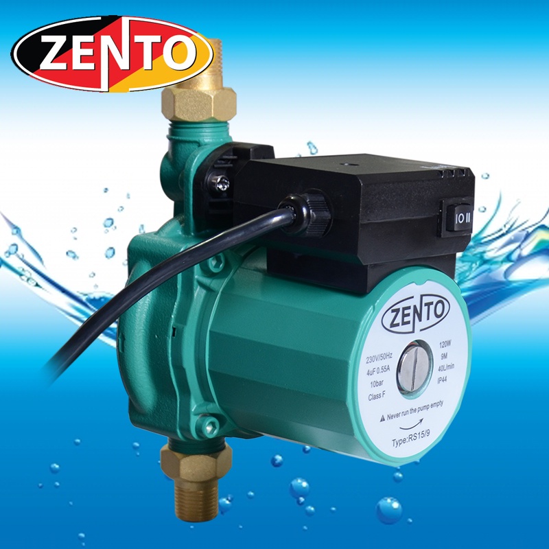 MÁY BƠM TĂNG ÁP ZENTO ZT-RS15_9 GREEN (120W)