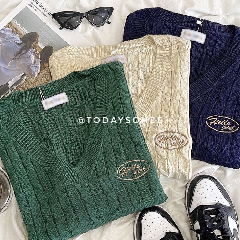 Gile trơn thêu logo