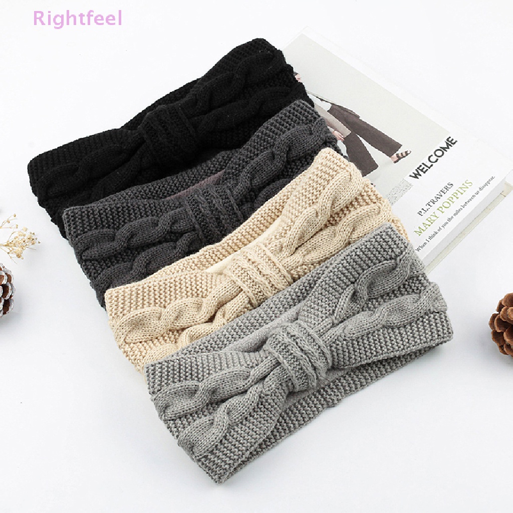 1 Băng Đô Dệt Kim Co Giãn Giữ Ấm Tai Màu Trơn Thời Trang Mùa Đông Mới